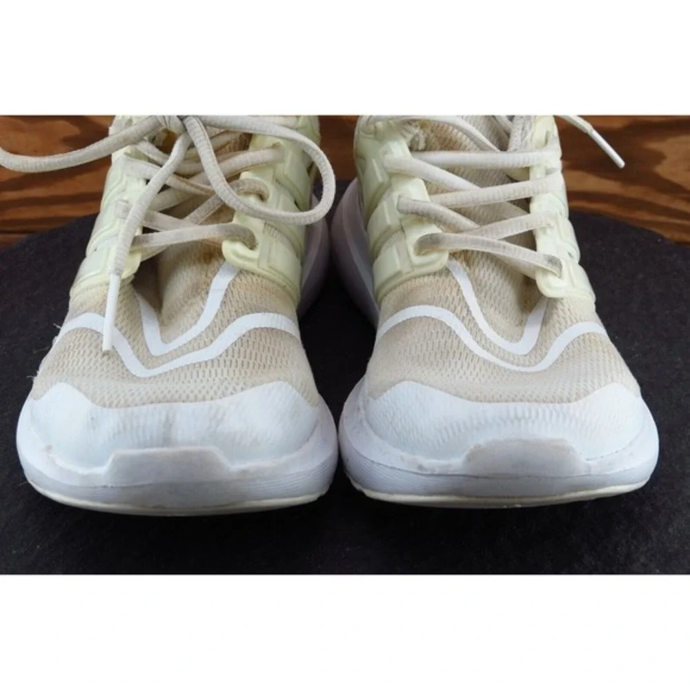 Adidas Women Running Shoes‎ Size 6 Lightweight Off White Fabric Comfort - Picture 2 of 9